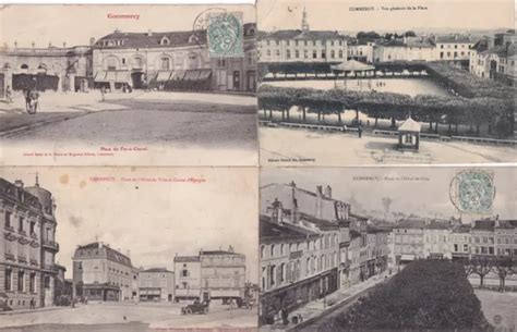 LOT DE 4 Cartes Postales Anciennes Postcards COMMERCY MEUSE 5 EUR 3 95