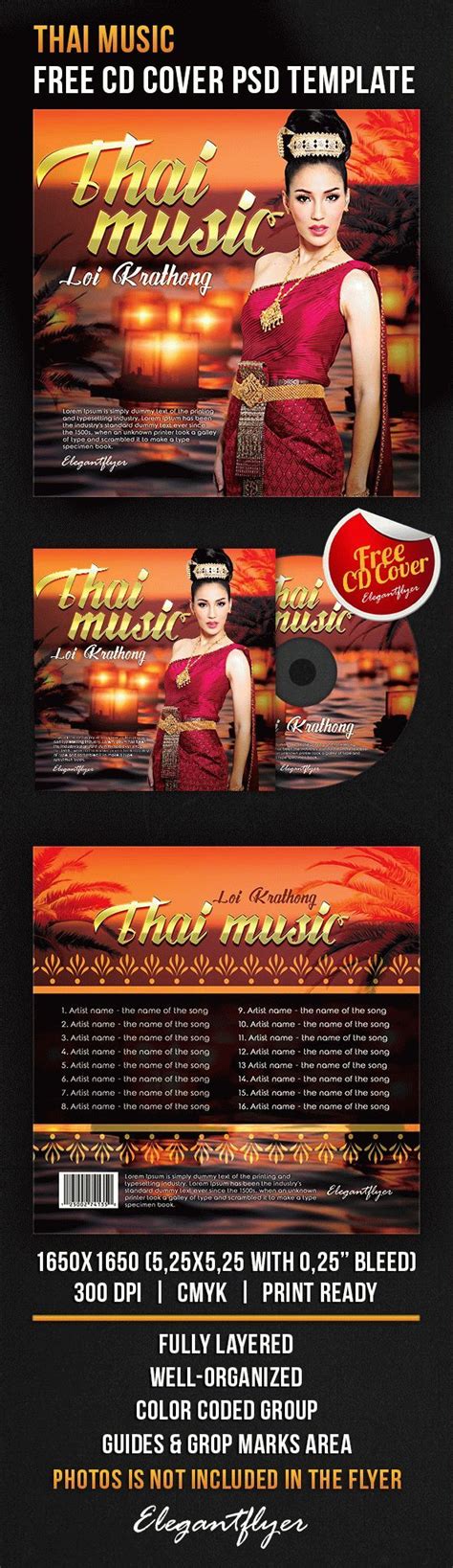 Pin on Free CD & DVD cover templates in PSD