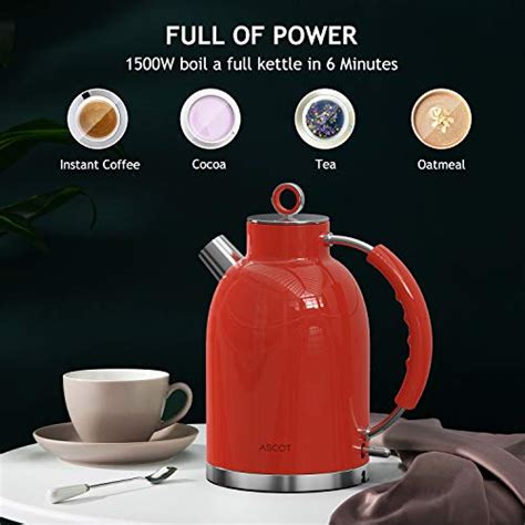 Electric Kettle Ascot Electric Tea Kettle Stainless Steel Kettle