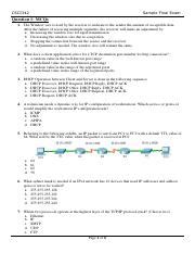 Csci Final Pdf Csci Sample Final Exam Question Mcqs