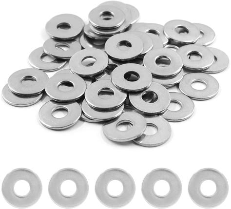 Amazon Uxcell Nylon Flat Washers 6mm OD M3 ID 0 5mm Thickness