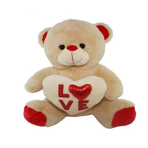 Orsetto In Peluche Con Cuore Love 35 Cm 84840