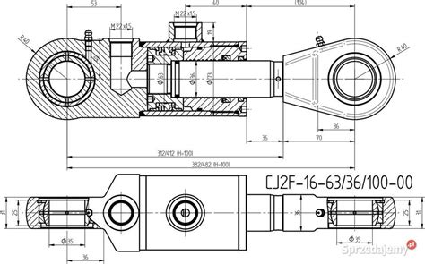 Si Ownik Hydrauliczny Cylinder X Skok Koparki Solec