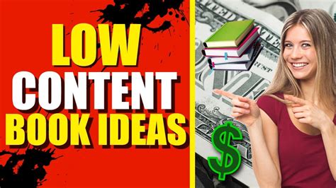 Different Types Of Low Content Books To Sell On KDP YouTube