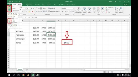 How To Do Copy Paste Values Without Formula In Ms Excel Youtube