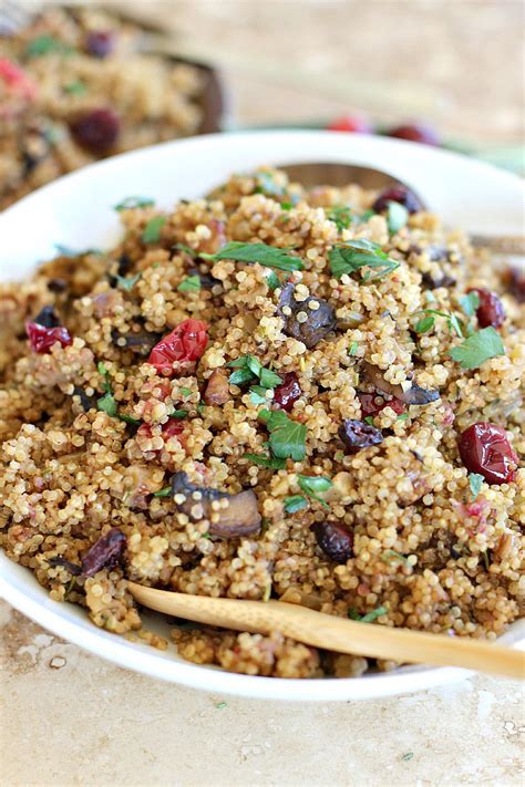 Holiday Quinoa Side Dish Recipe Quinoa Side Dish Savory Quinoa