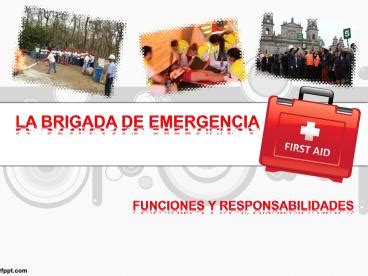 PPT Brigadas De Emergencias PowerPoint Presentation Free To