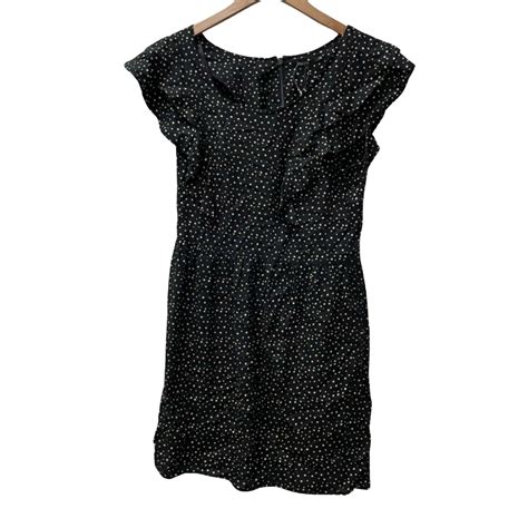 Bnwt Tokito Womens Size 10 Polka Dot Black Dress