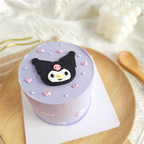 Kuromi Cake 2d Fondant 3 Inch Yippiit