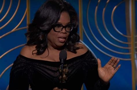 ‘their Time Is Up’ Oprah Winfrey Takes On Sexual Predators In Powerhouse Speech