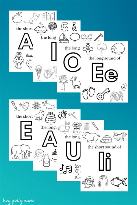 Short Vowel Coloring Sheets