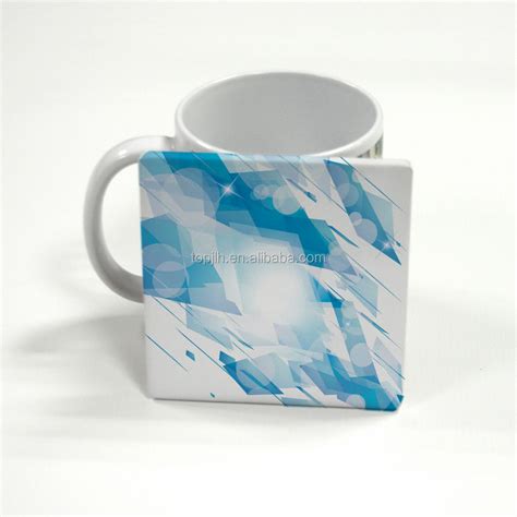 Topjlh 360craft Blank Sublimation Ceramic Coaster For Customized Design