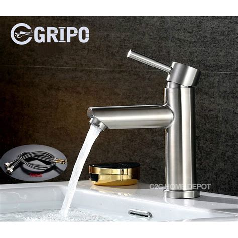 GRIPO Sus304 Stainless Hot And Cold Lavatory Faucet GP891F Shopee Philippines