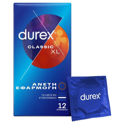 Durex Προφυλακτικά Classic Άνετη Εφαρμογή 12 Τεμάχια Super Market