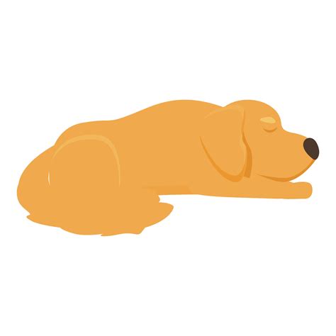 Sleeping dog icon cartoon vector. Animal face 19084678 Vector Art at ...