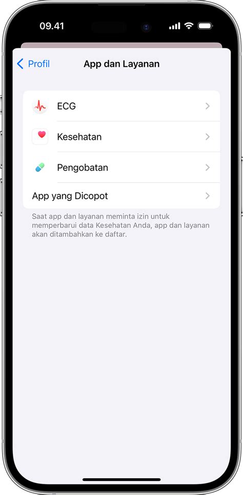 Menggunakan App Kesehatan Apple Support Id