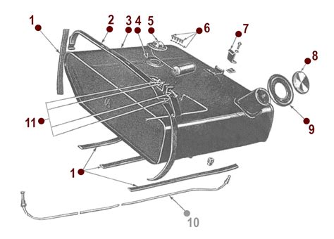 Fuel Tank Willys Cj 3b Kaiser Willys