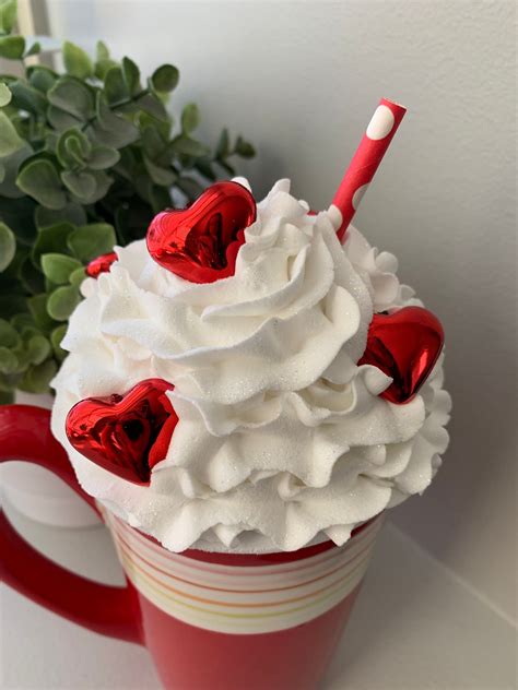 Faux Whipped Cream Valentines Mug Topper Artofit