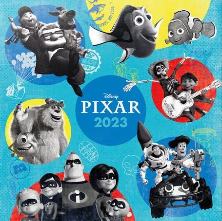 Calendar - Pixar Movies, 2023 - Grupo Erik