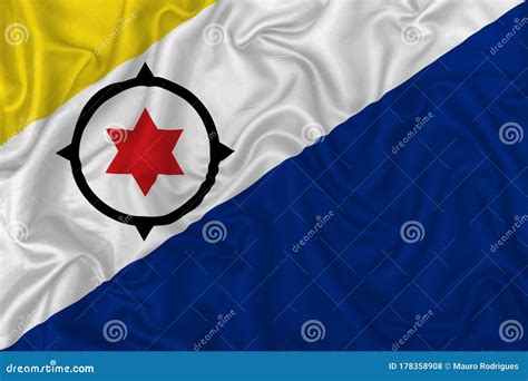 Bandeira Da Ilha Do Bonaire Ilustra O Stock Ilustra O De