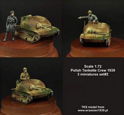 Scibor Miniatures Polish Tks Tankette Crew Set Version Wayland