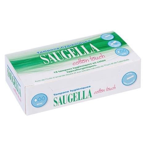 Saugella Cotton Touch Tampons Hygi Niques Mini Bo Te De