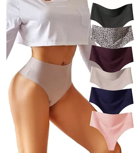 Tangas De Cintura Alta Finetoo Ropa Interior Sin Costuras Meses