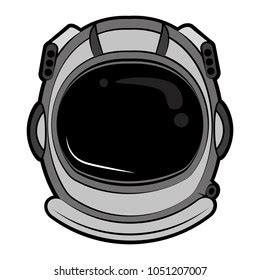 Astronaut Helmet Cartoon Stock Vector (Royalty Free) 1051207007 | Shutterstock