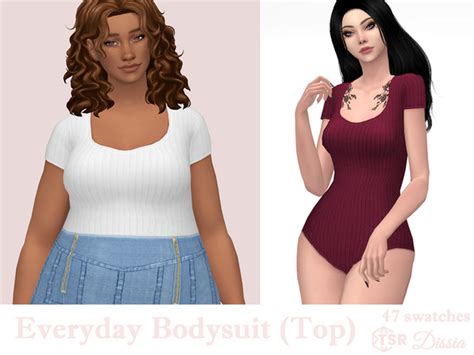 The Sims Resource Everyday Bodysuit Top