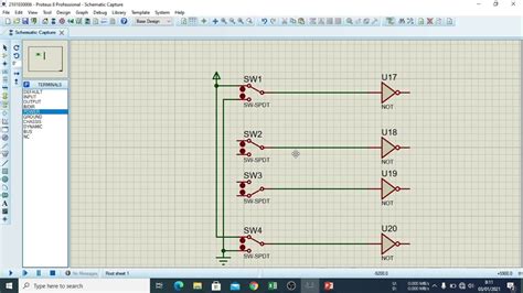 Rangkaian Decoder 4 To 16 Dan Encoder 16 To 4 Pada Proteus 8