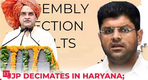 Haryana Elections Results 2024 Jjp Suffers Major Blow Dushyant