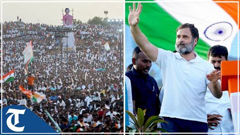 Live Rahul Gandhi Addresses Public Meeting In Kalpetta Wayanad Youtube