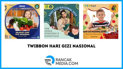 Cara Membuat Desain Twibbon Hari Gizi Nasional Ke 62 Gratis