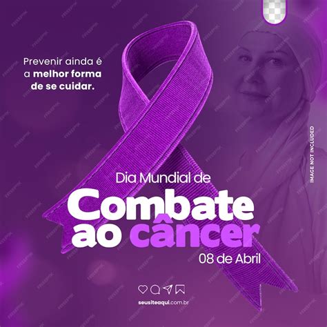 Dia Mundial De Combate Ao Câncer Psd Premium