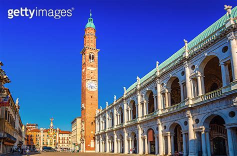 Basilica Palladiana Renaissance Building Torre Bissara Clock Tower And