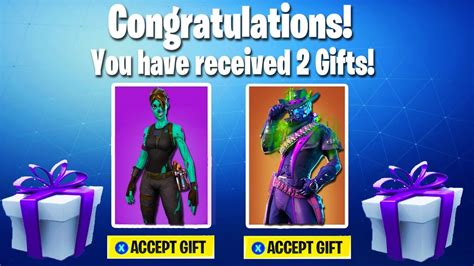 Finally Gifting System Revealed In Fortnite Gifting Skins Gameplay