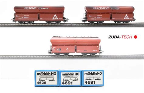 Märklin 3x Schüttgutwagen der SBB DB H0 WS mit OVP Kaufen auf Ricardo