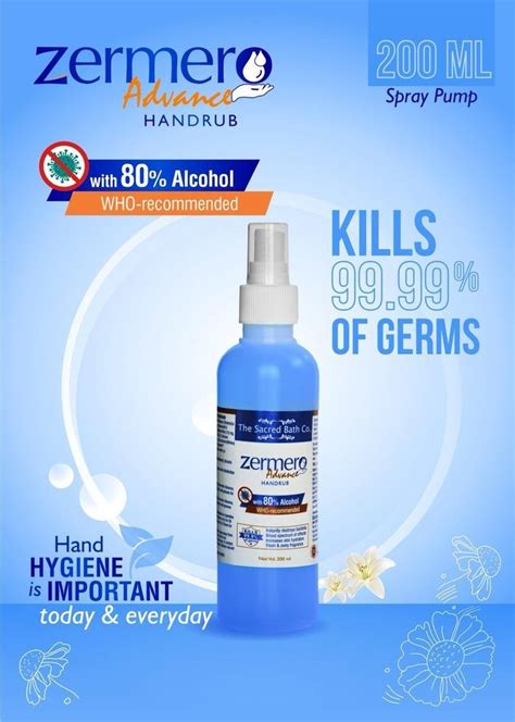 Zermero Alcohol Based Hand Sanitizer 200 Ml At Rs 100 Hand Sanitizer