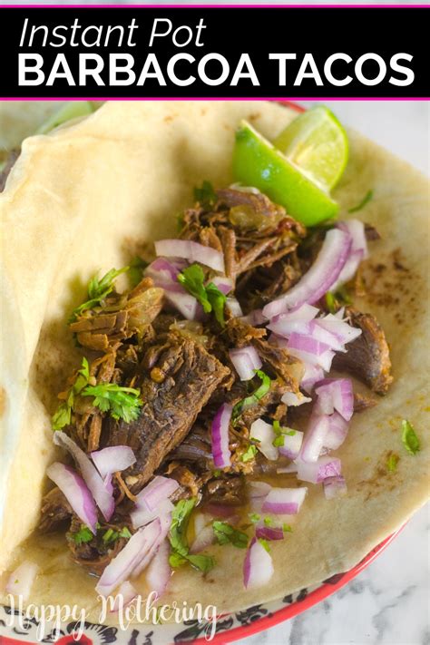 Instant Pot Barbacoa Street Tacos Recipe Happy Mothering