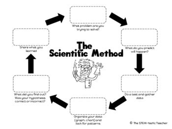 Scientific Method Cut Paste Graphic Organizer TPT