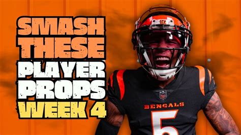 Week 4 Nfl Player Props And Live Qa Fantasy Football Advice 2023