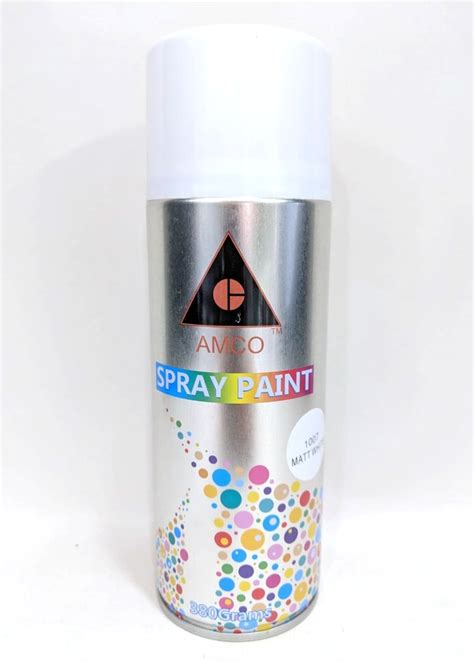 Amecol White Matte Spray Paint 380 Gram At Rs 150 Piece In Vapi ID