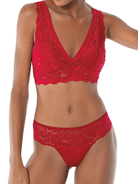 Conjunto Lingerie Rendado Bojo Azurre DeMillus 62004 53004