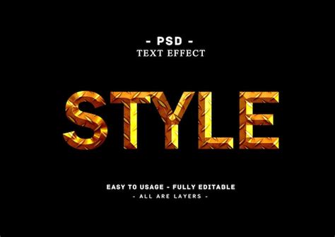 Premium Psd Editable Text Style Effect