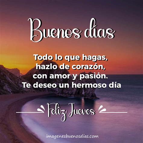 Imágenes buenos días feliz jueves con frases Imágenes Buenos Días