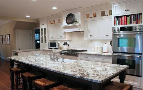 30 Most Populer White Granite Kitchen Design Ideas Decoredo White Granite Countertops White