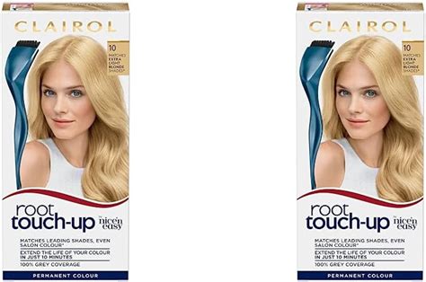 Clairol Root Touch Up Permanent Hair Dye Extra Light Blonde Pack