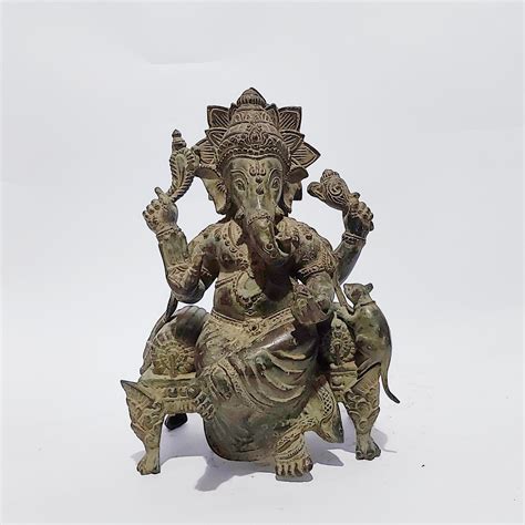 Antique Ganesh Statue Lord Ganesh Statue Ganesh Sculpture - Etsy