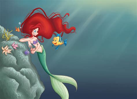 Ariel and Flounder by GildingofNightfall on DeviantArt