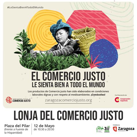 Lonja en la plaza del Pilar domingo 12 de mayo Día Mundial del